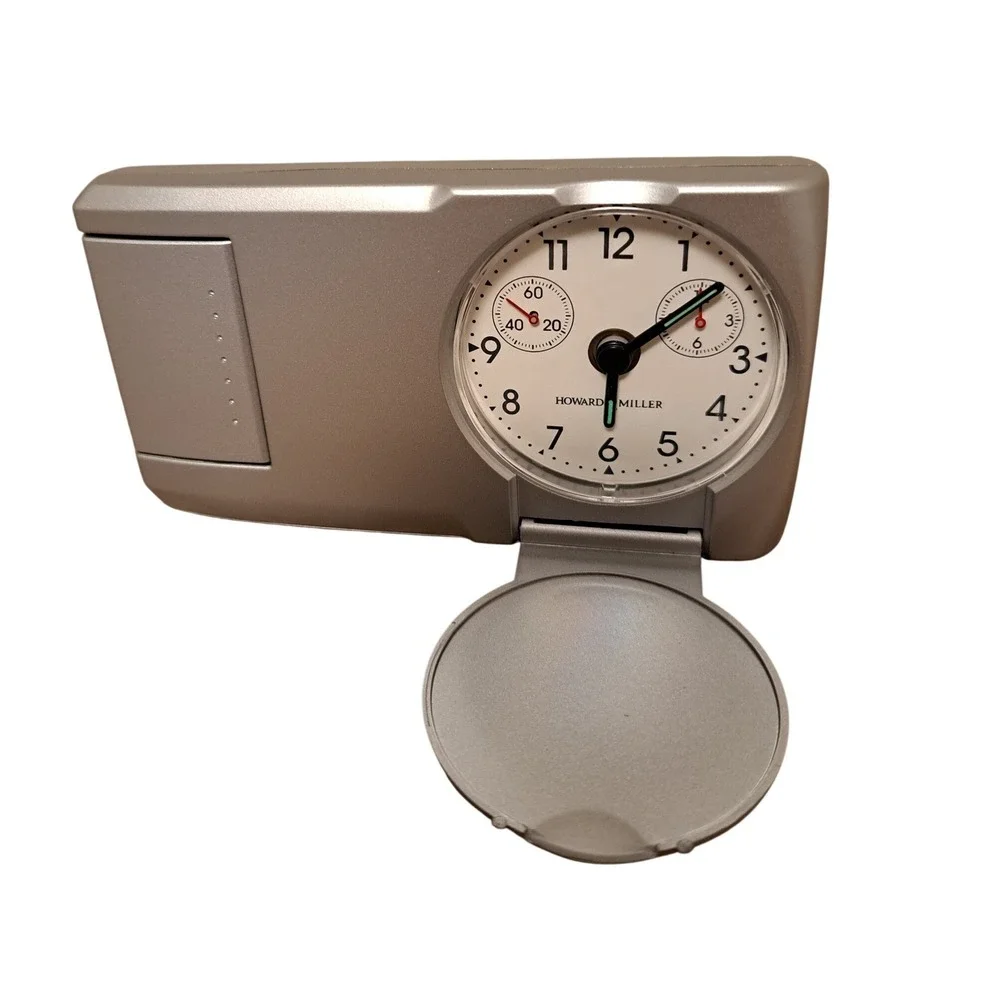 Howard Miller Travel Lite Alarm Clock/Flashlight 645-423 VINTAGE